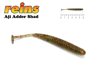 Силікон Reins Aji Adder Shad 2,0" col.025 Watermelon Red